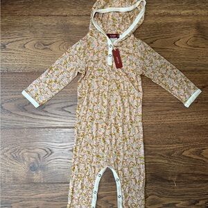 Milkbarn Bamboo Romper in Floral